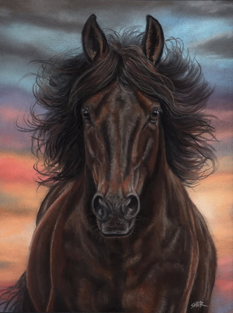 Brown Beauty - Horse Painting
